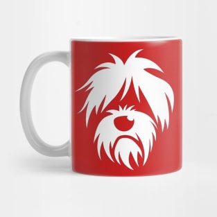 Shaggy Dog Silhouette Mug